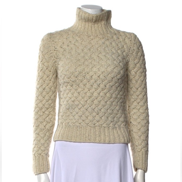 Prada Textured Cream Sweater - Picture 1 of 6